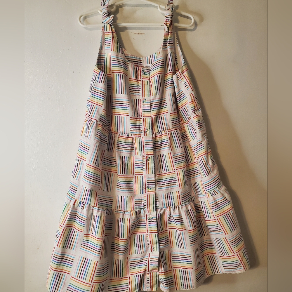 Rainbow Stripe Dress